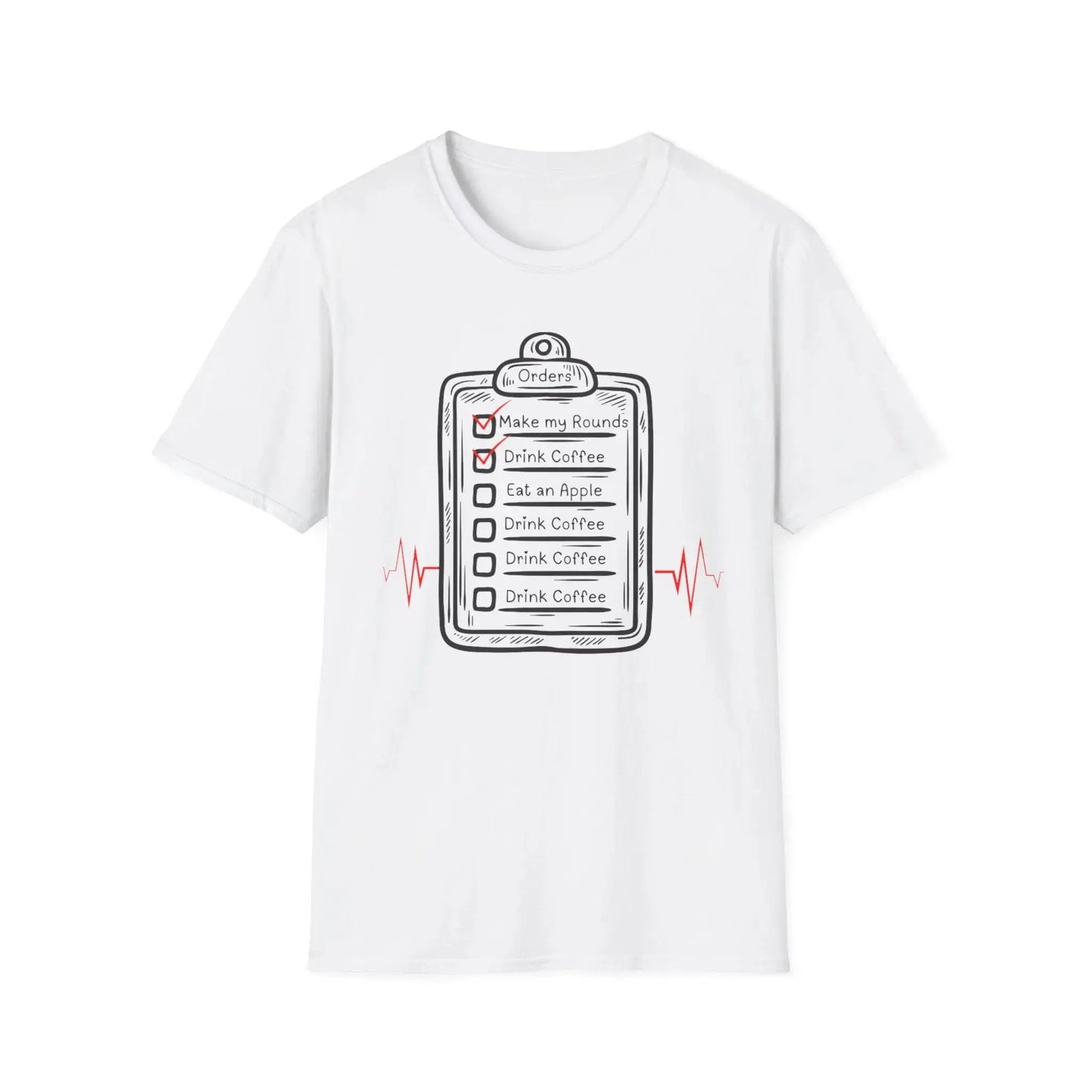 Checklist Coffee Lover's T-Shirt White