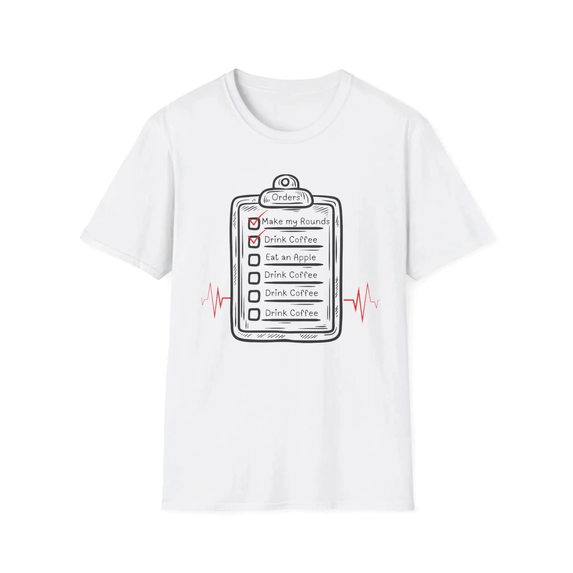 Checklist Coffee Lover's T-Shirt White