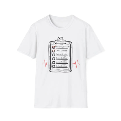 Checklist Coffee Lover's T-Shirt White