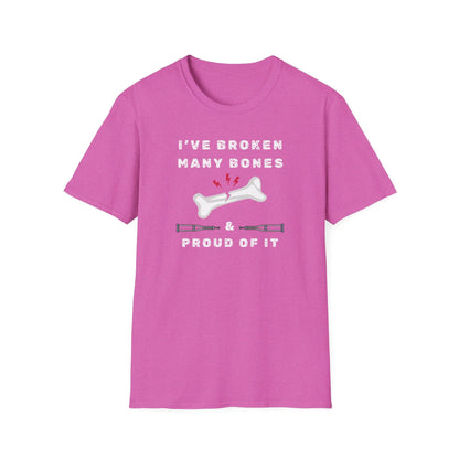 I've Broken many Bones Proud of It T-Shirt Berry