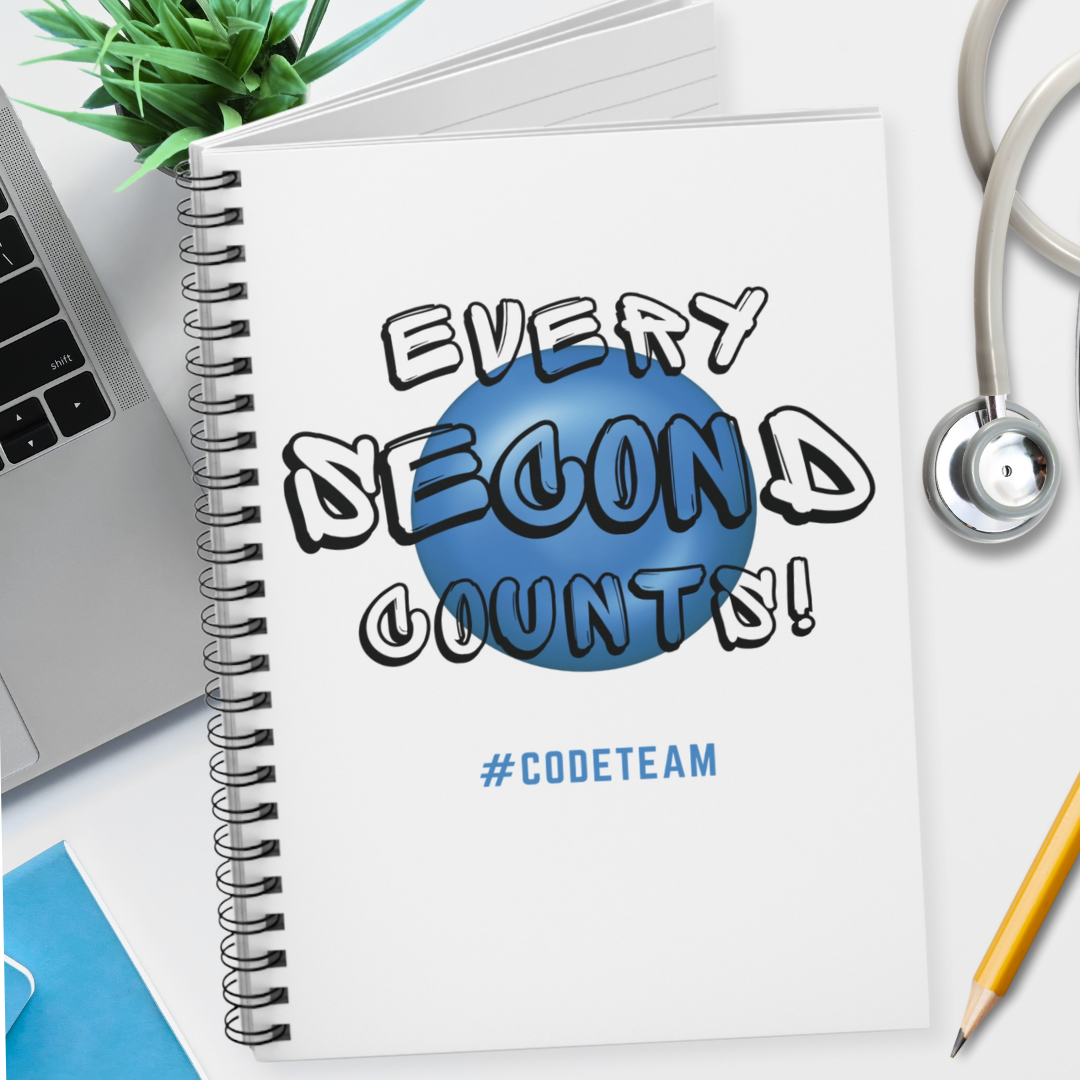 Every Second Counts Code Team - Spiral Notebook