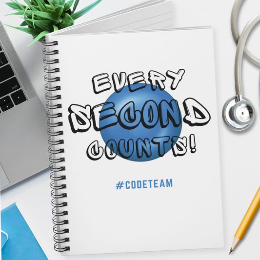 Every Second Counts Code Team - Spiral Notebook