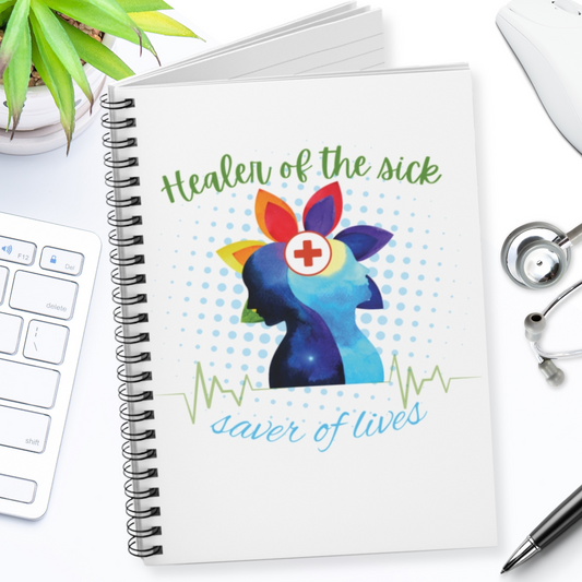 Medical Team - Healer Of The Sick Saver Of Lives Notebook