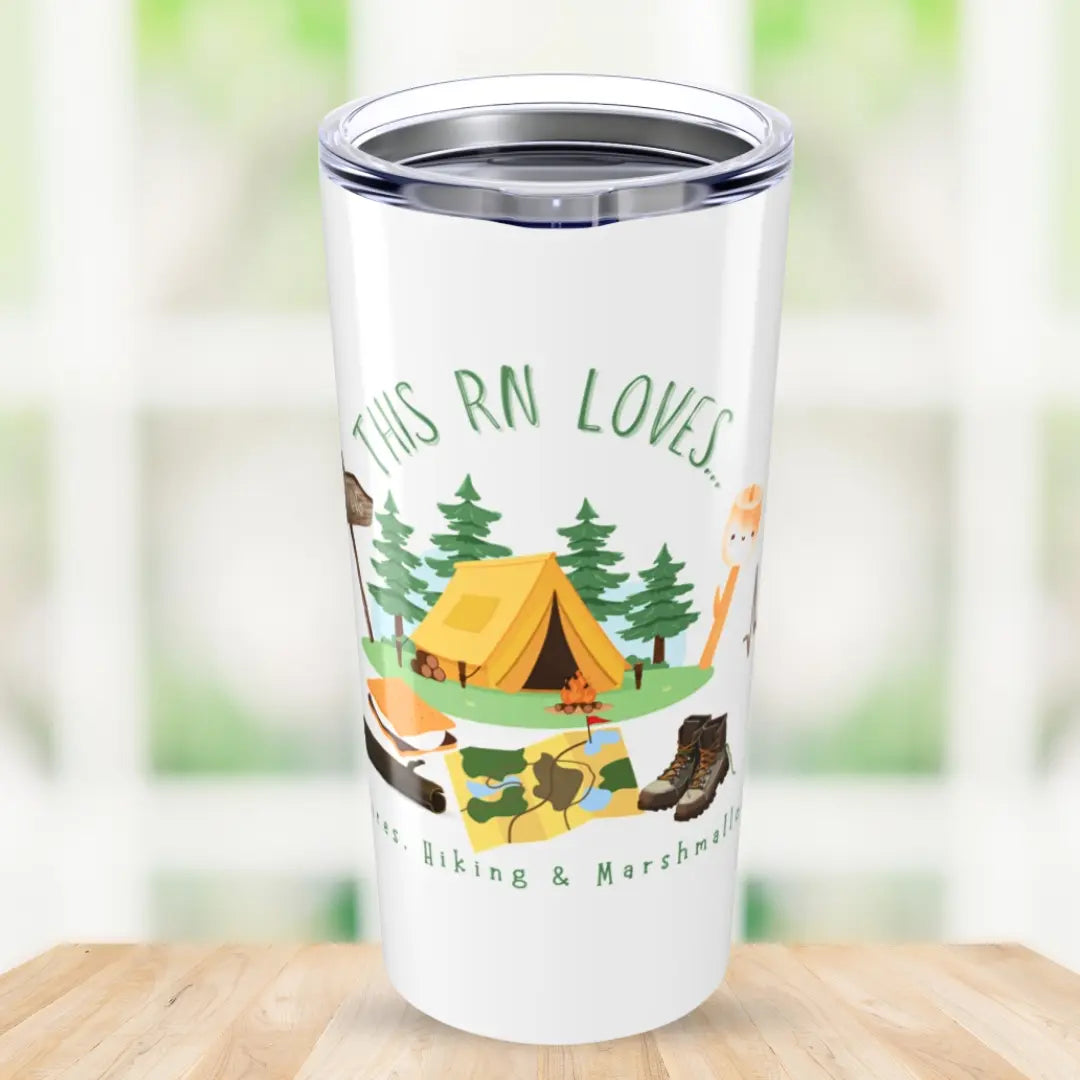 RN Loves Campfires - 20oz Tumbler Printify
