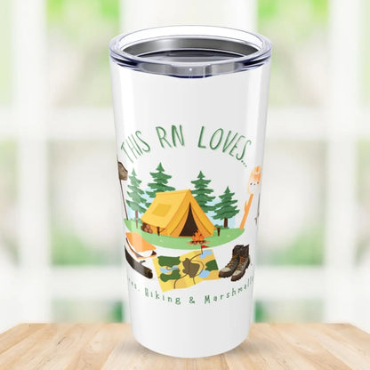 RN Loves Campfires - 20oz Tumbler Printify
