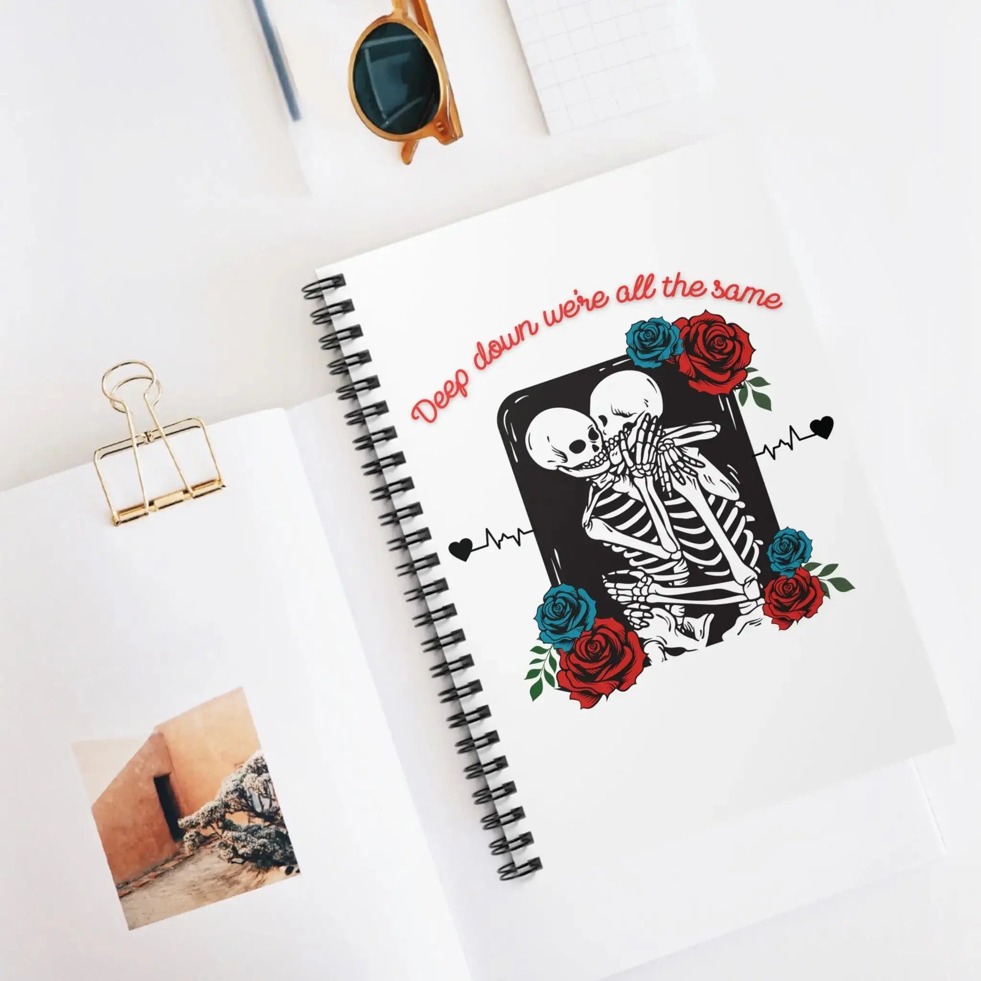 Deep Down Inside We're All The Same Spiral Notebook