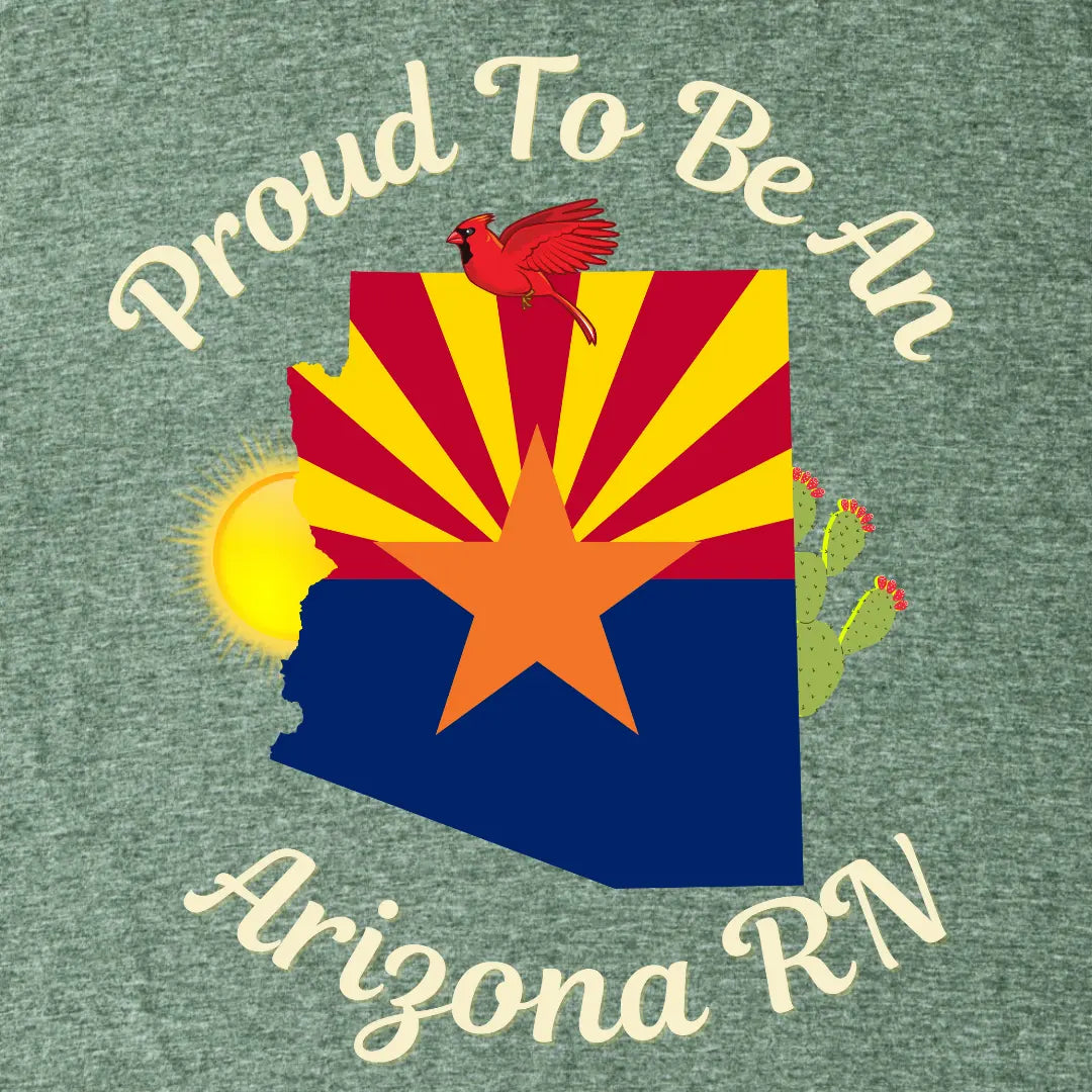 Proud To Be An Arizona RN Pride T-Shirt 