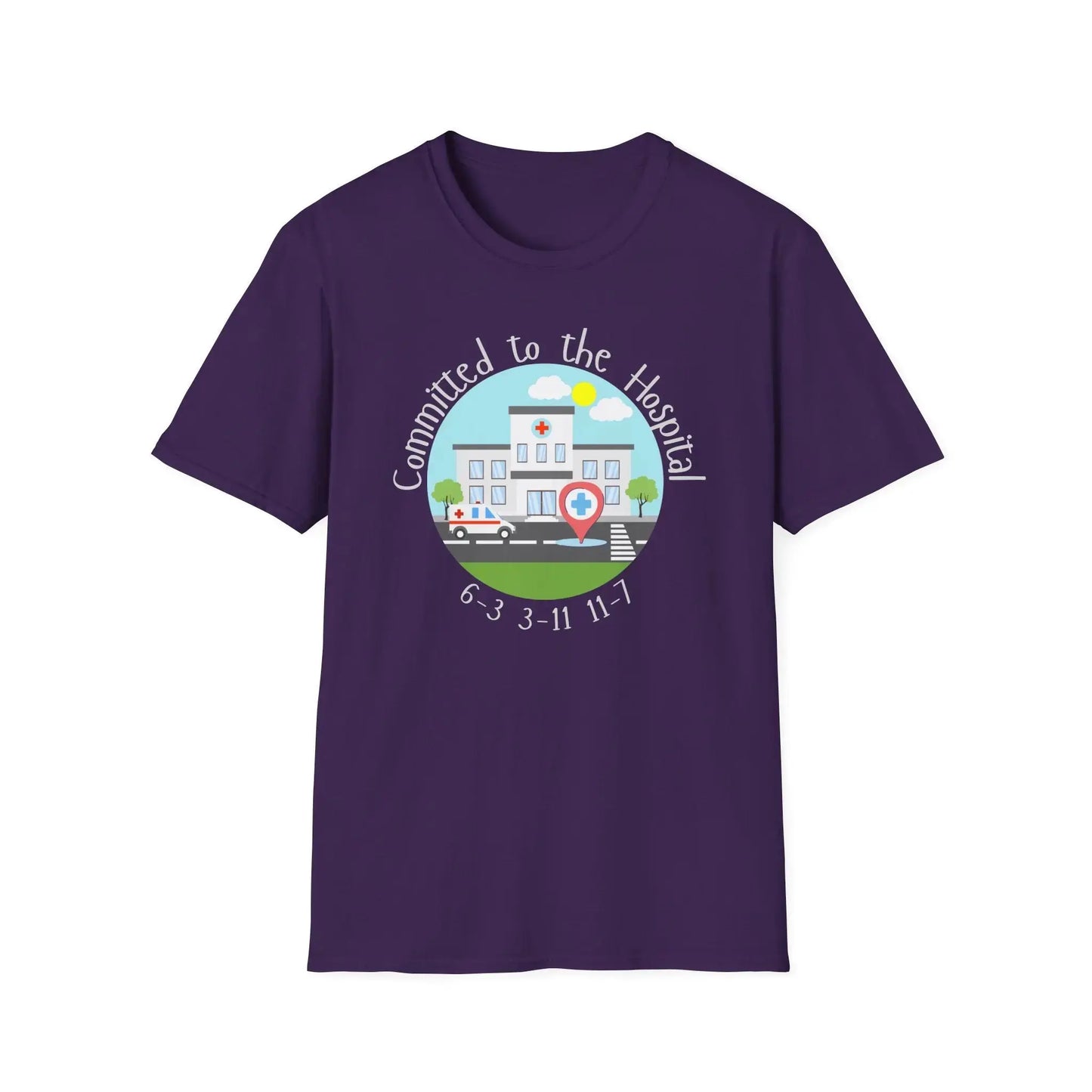 Committed T-Shirt Purple