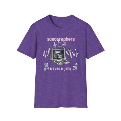 Waves & Jelly T-Shirt Heather Purple