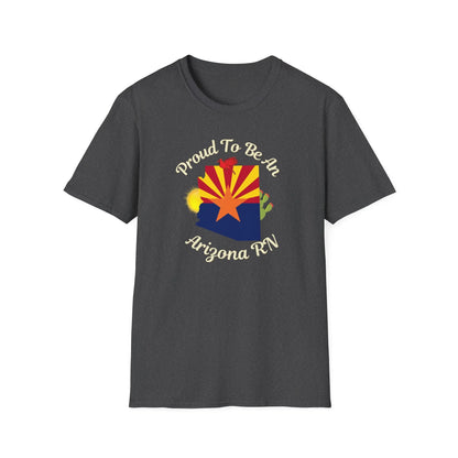 Proud To Be An Arizona RN Pride T-Shirt Dark Heather