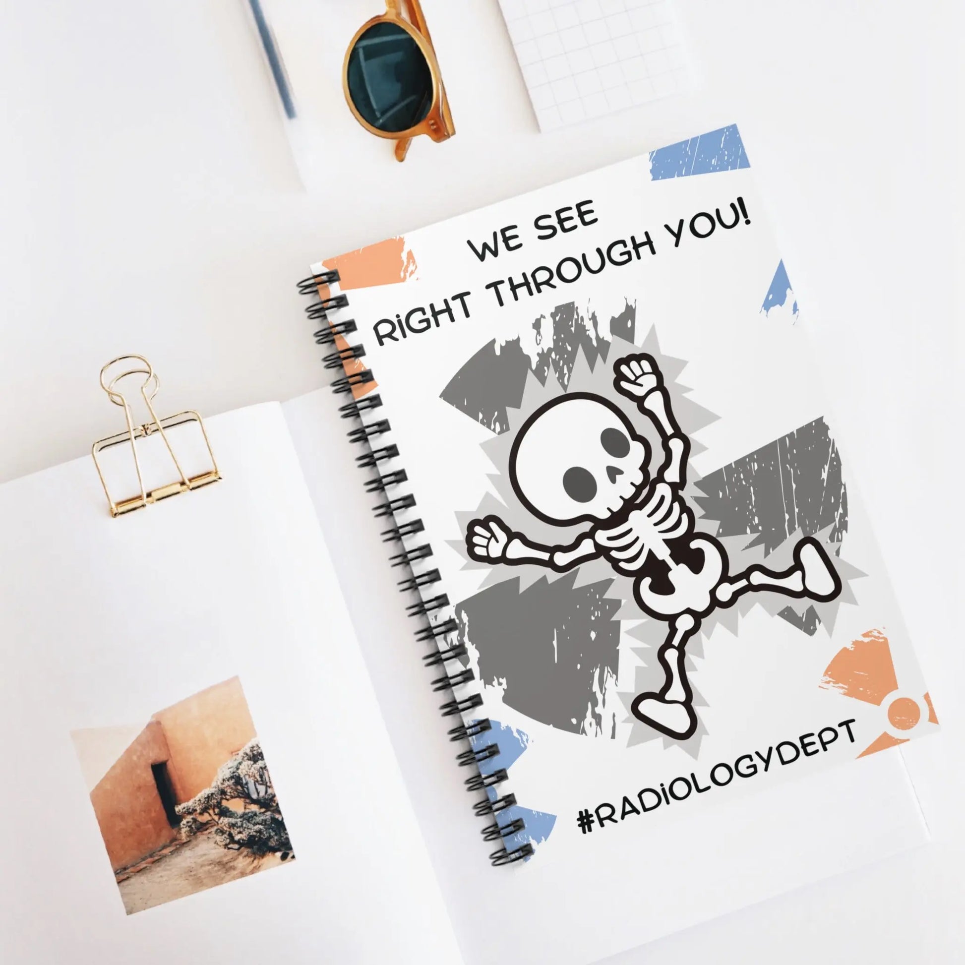 We See Right through You Notebook One Size radiology Department