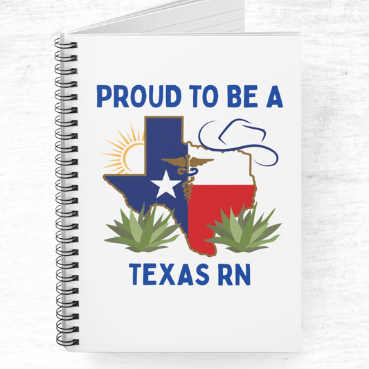 Proud Texas RN Spiral Notebook