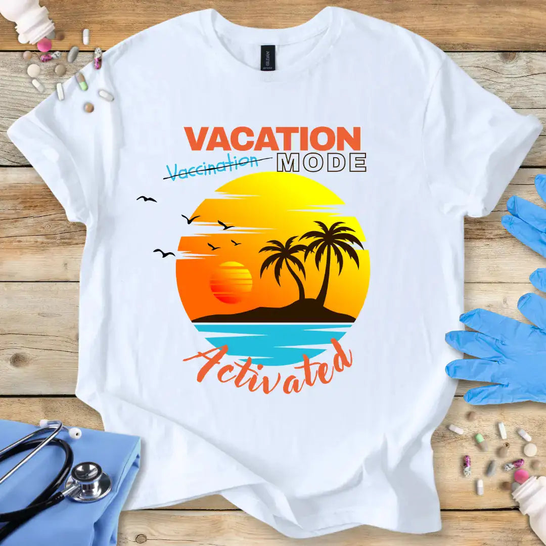 Vacation Mode T-Shirt Printify