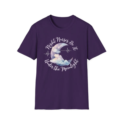 Moonlight Nurse T-Shirt Purple